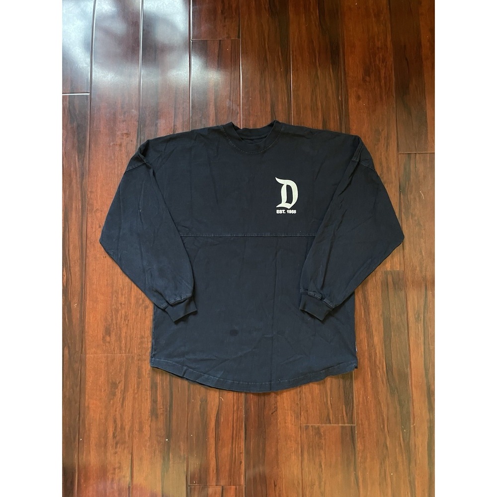 Disney Parks Disneyland Resort Spirit Jersey Navy Blue Adult Size Small Preowned - Picture 3 of 7